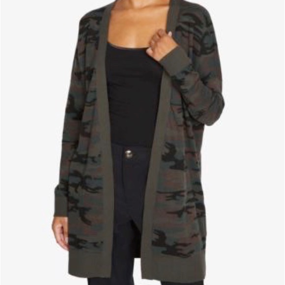 Sanctuary play open front cardigan forest camo size medium - Picture 1 of 12